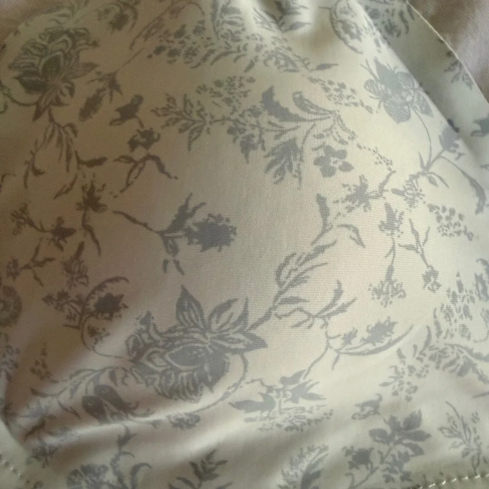 LUCKY BRAND‎ Light Grey Floral Seamless Comfort Lounge Ladies Bra, M